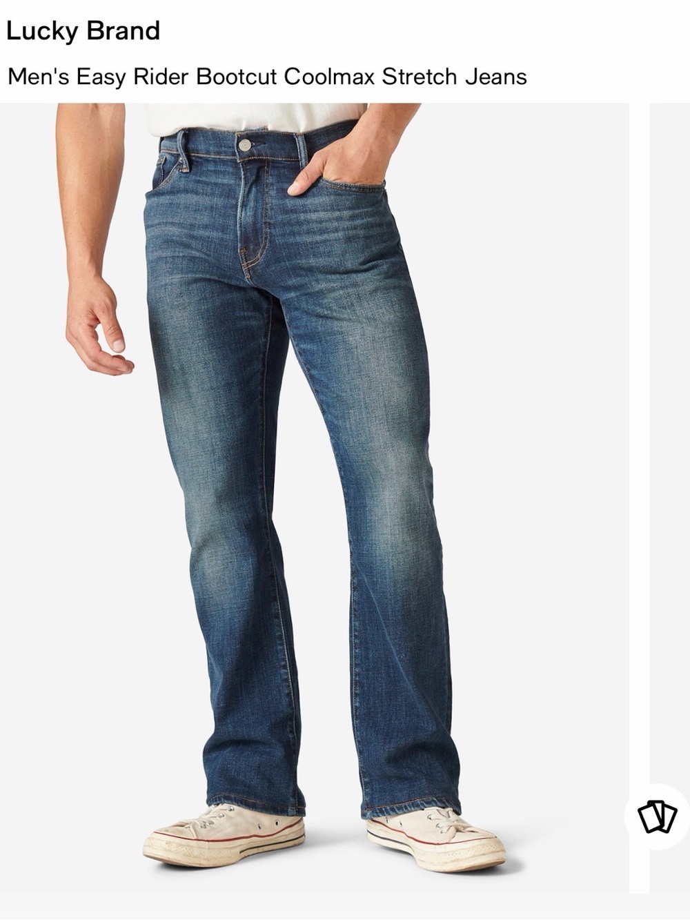 Lucky Easy Rider Bootcut Coolmax Stretch Jeans